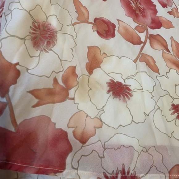 Vintage Dress Barn Floral Skirt Made USA - Picture 6 of 6